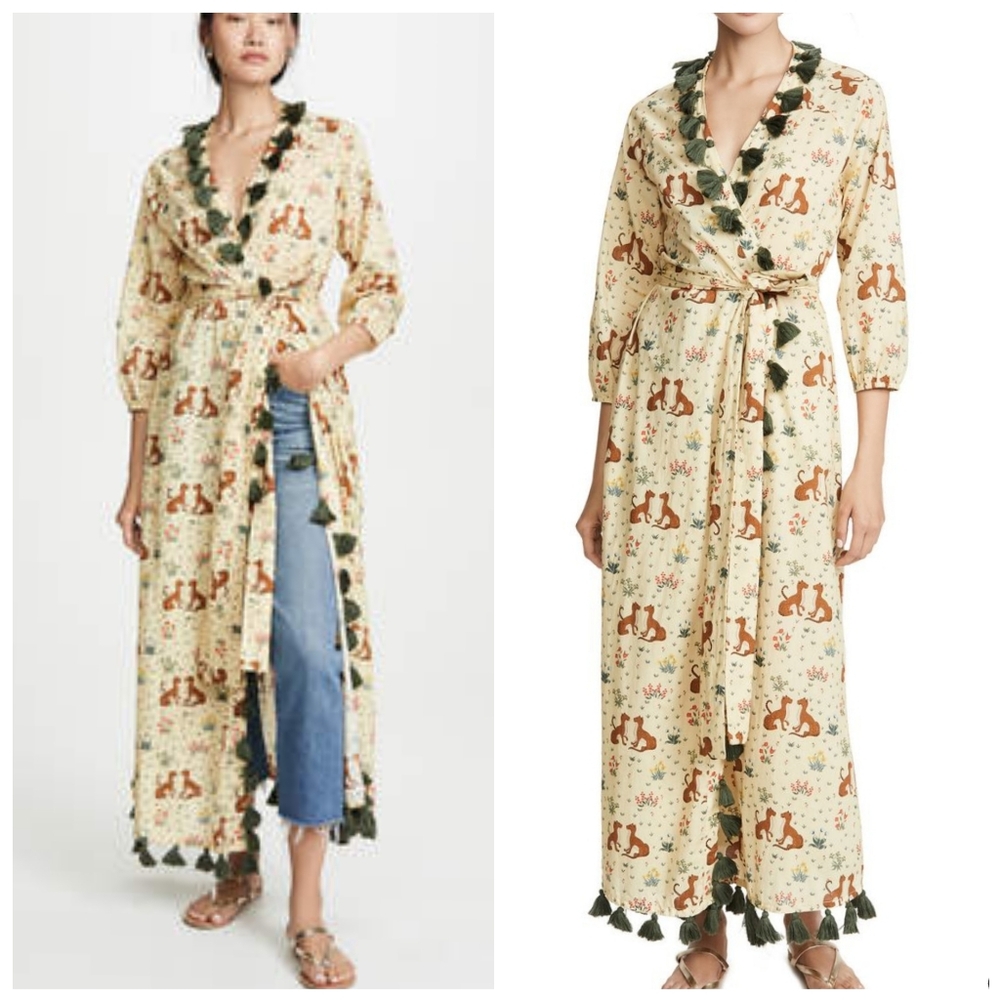 Rhode Lena Wrap Dress In Meadow